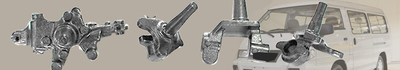 Various military vehicle parts